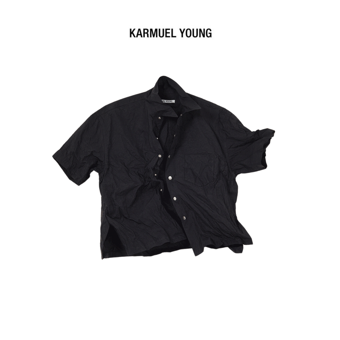 Karmuel Young Black Square Transform Shirt