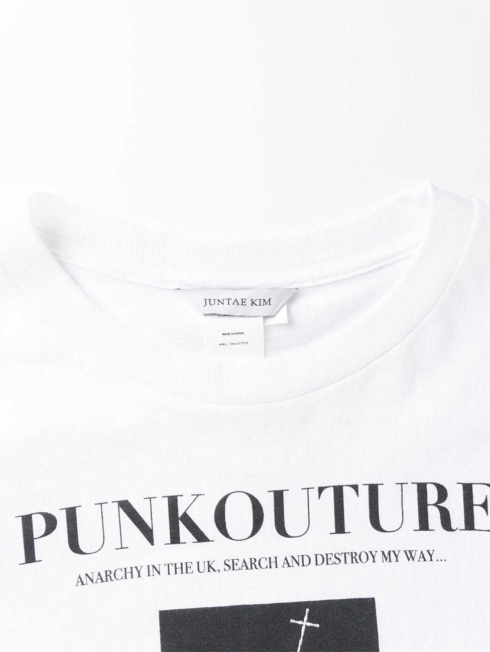 Juntae Kim AW24 “PUNKOUTURE” T-Shirts White