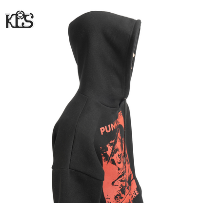 Juntae Kim AW24 PUNKOUTURE HOODIE - Black