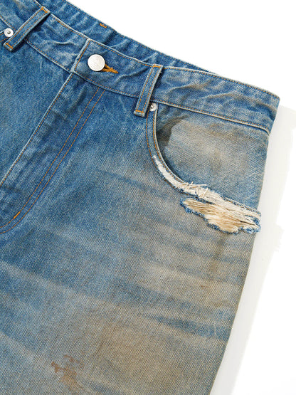 Songaadon 25SS Ripped Baggy Jeans