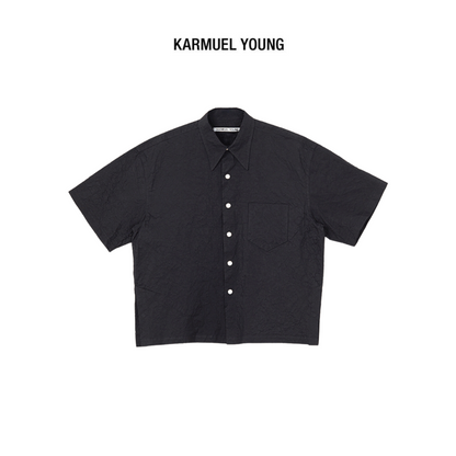 Karmuel Young Black Square Transform Shirt