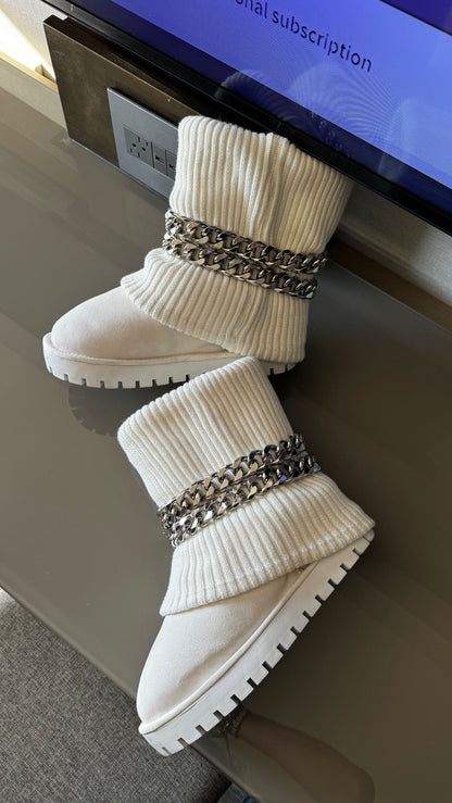 JASON DEMACI® FW24’ “LYNX” BOOT - WHITE