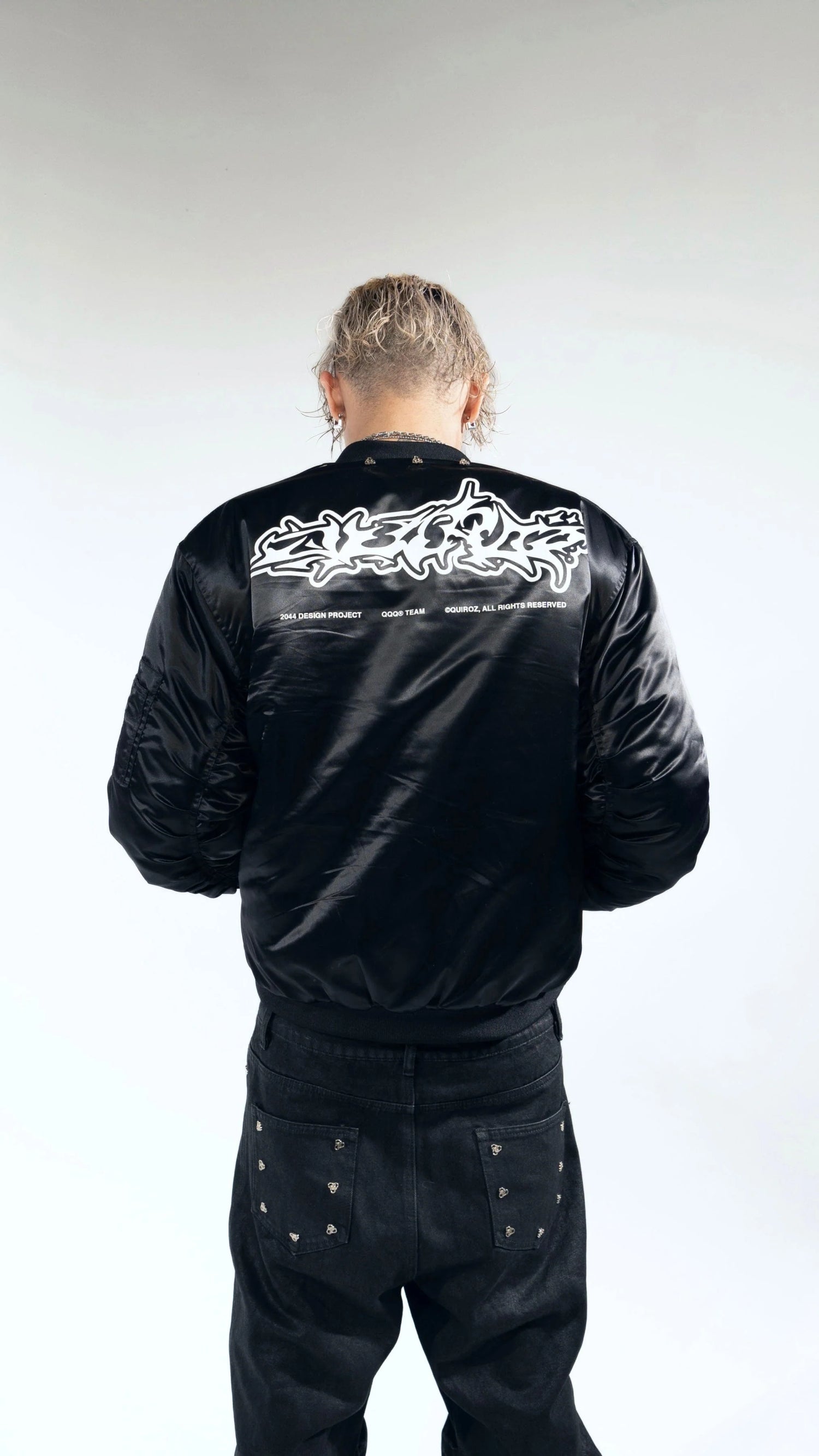 Quiroz 2044 Bomber Jacket - Black