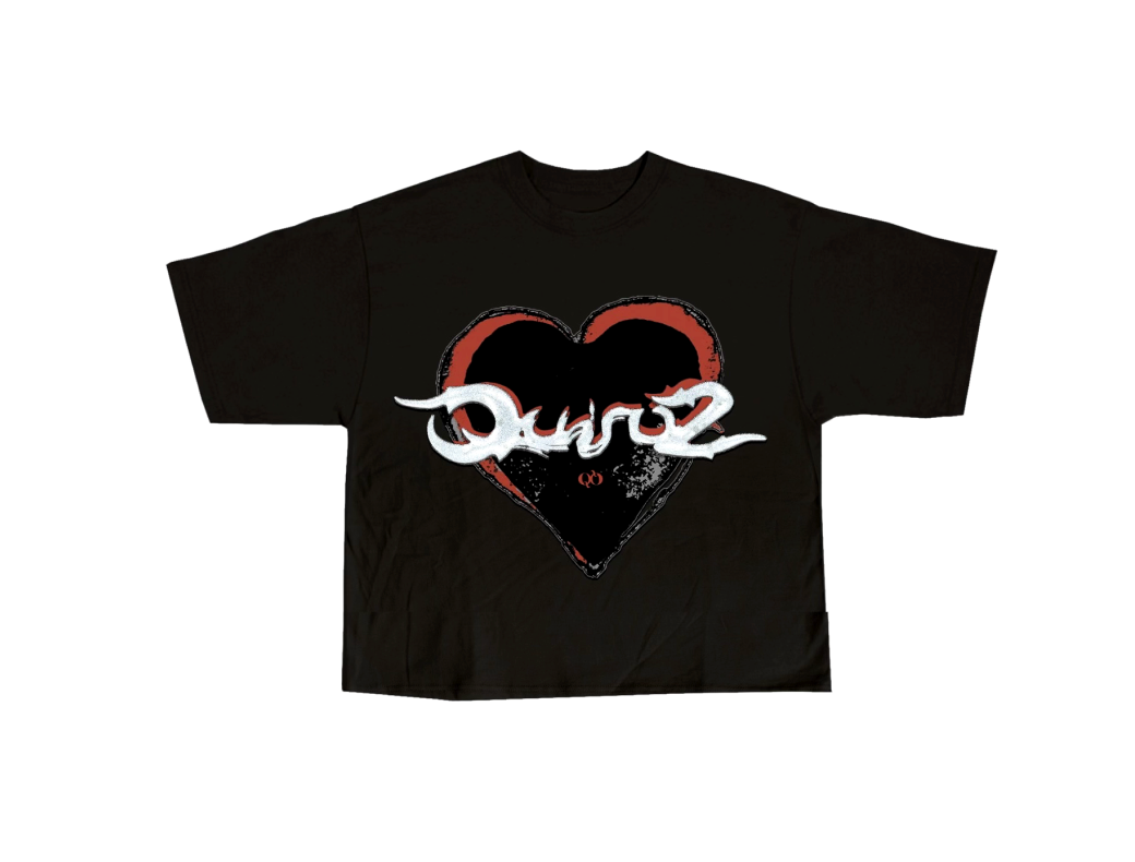 Quiroz 24SS Q-Luv heart Tee shirt Exclusive Style