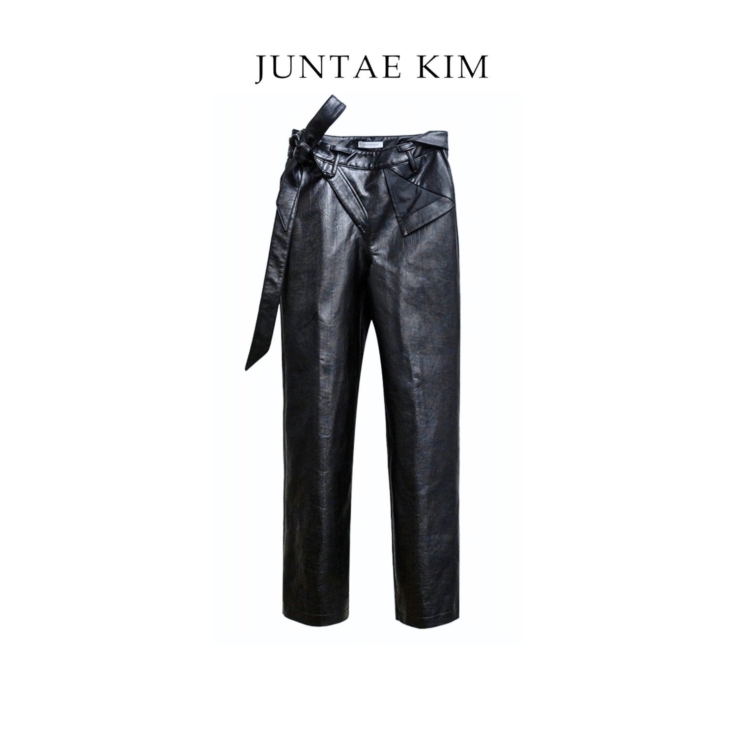 Juntae Kim AW24 LAYERED BELT TROUSERS