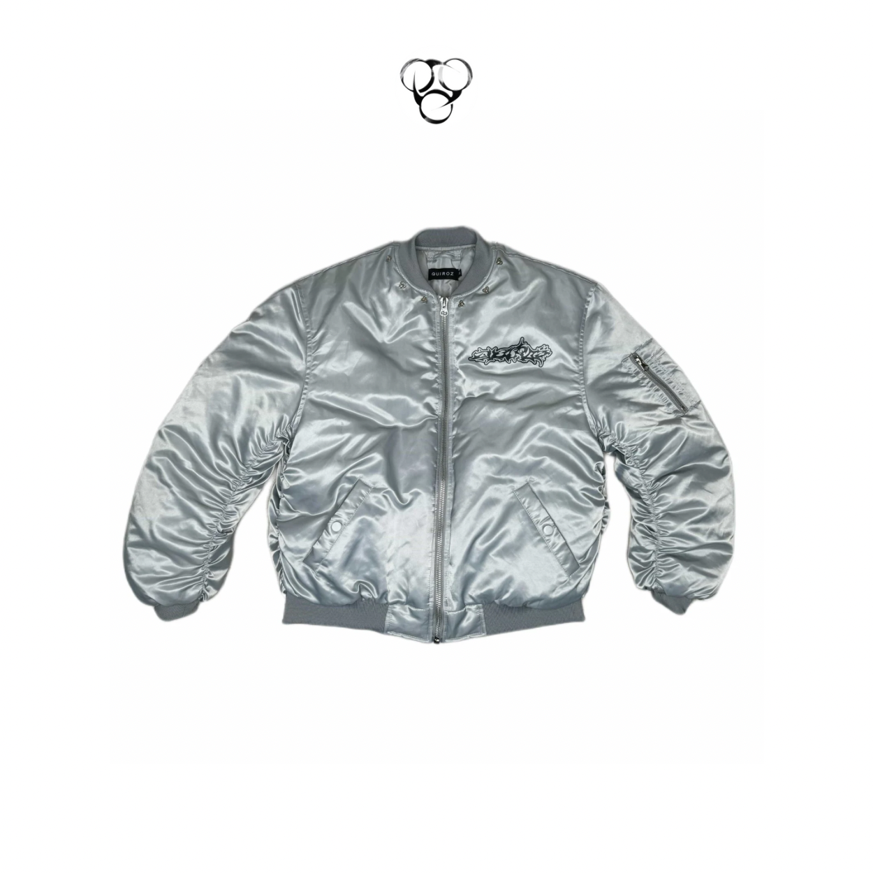 Quiroz 2044 Bomber Jacket - Sliver