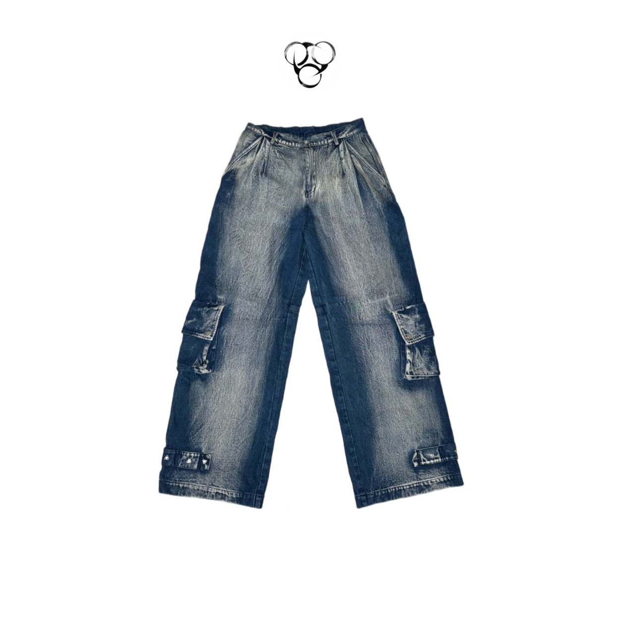 Quiroz 2044 Baggy Geth Pants - Wash Blue