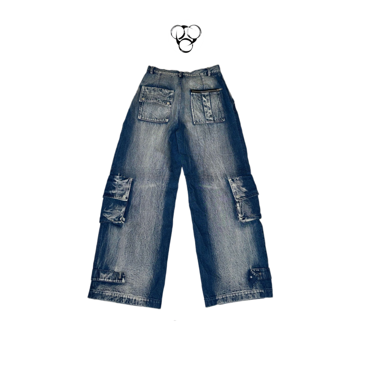 Quiroz 2044 Baggy Geth Pants - Wash Blue