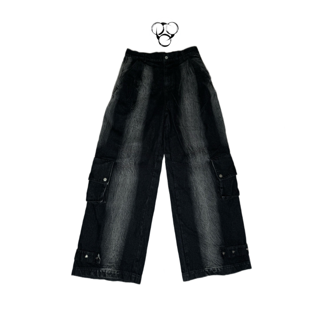 Quiroz 2044 Baggy Geth Pants - Wash Black