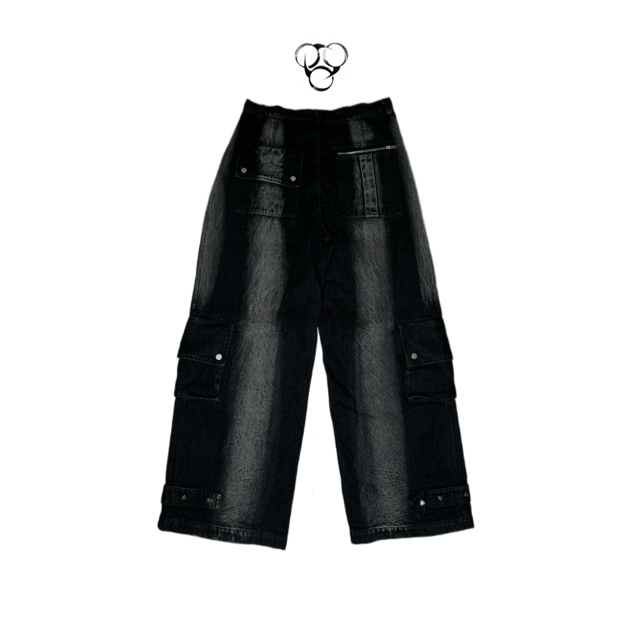 Quiroz 2044 Baggy Geth Pants - Wash Black