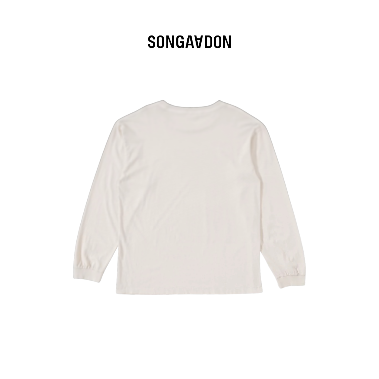 Songaadon 25SS Label “Fake Songaadon” Long sleeve Tee