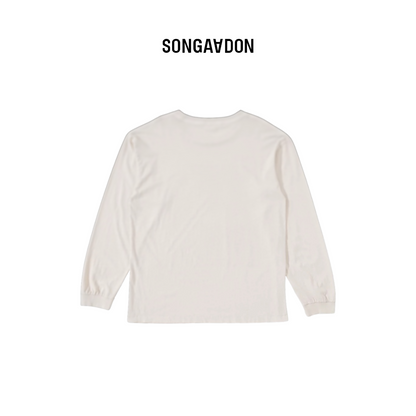 Songaadon 25SS Label “Fake Songaadon” Long sleeve Tee