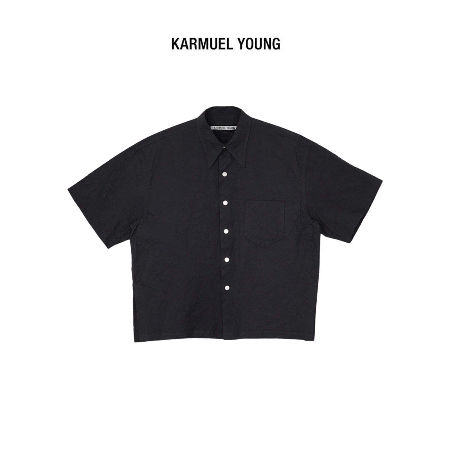 Karmuel Young Black Square Transform Shirt