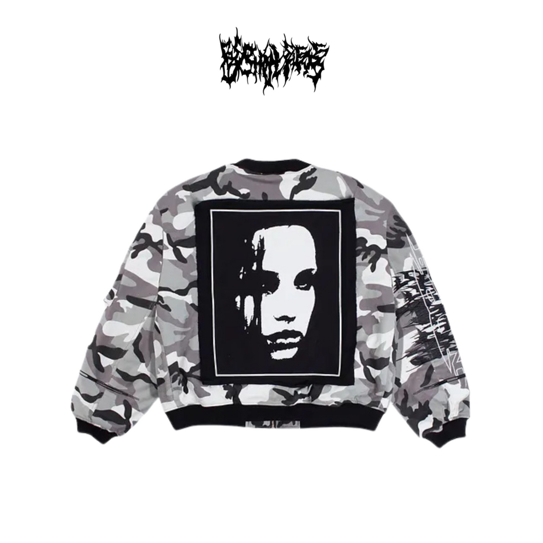 Reckless Scholars RSNDSP MA-1 BOMBER  SNOW CAMMO