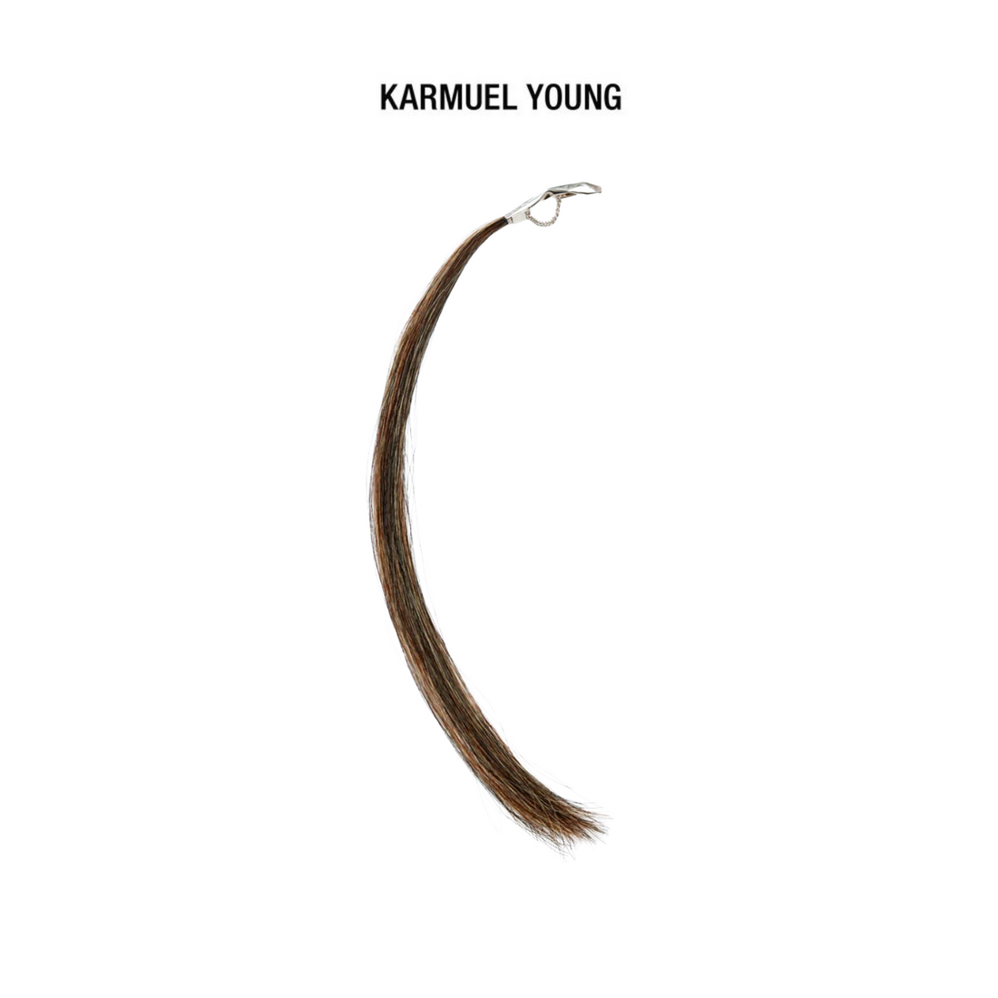 Karmuel Young Silver Tube with Mixed Horse Tail Hair