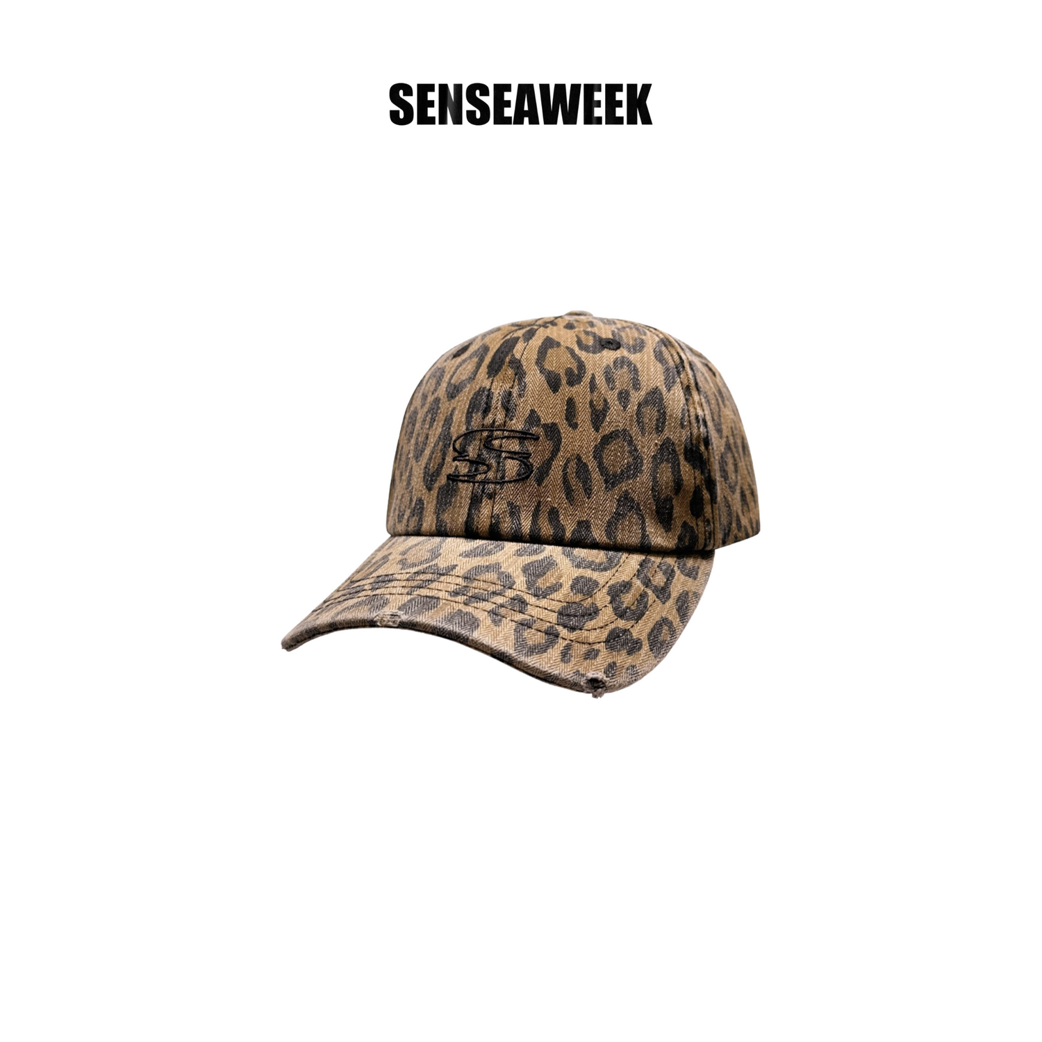 Senseaweek Leopard-Print Cap Hat