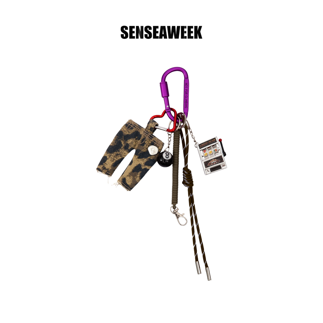 Senseaweek Leopard Print Small Cowboy Keychain