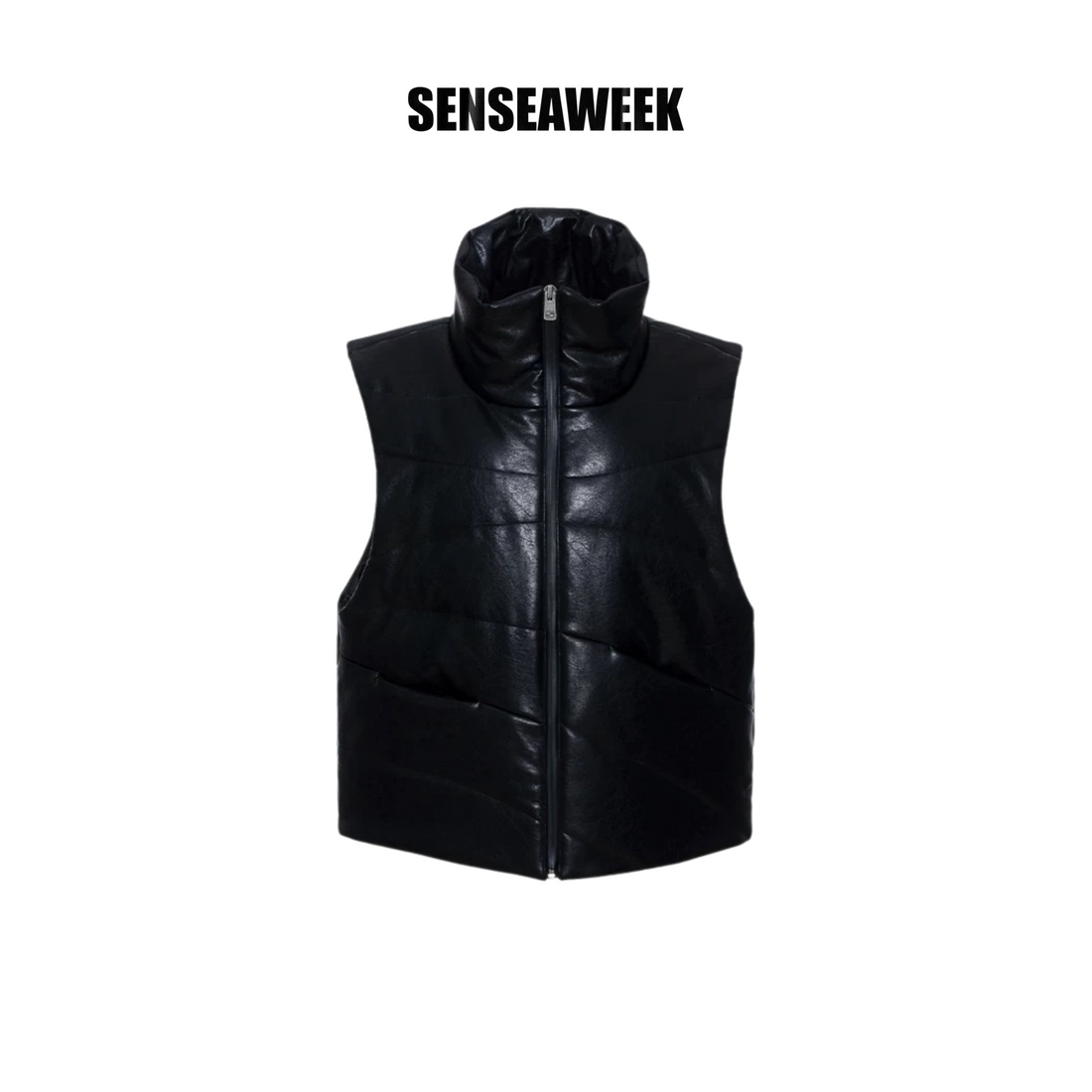 Senseaweek Split Cotton Down Vest