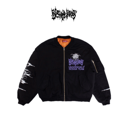 Reckless Scholars RSNDSP MA-1 BOMBER BLACK