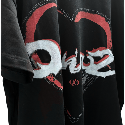 Quiroz 24SS Q-Luv heart Tee shirt Exclusive Style