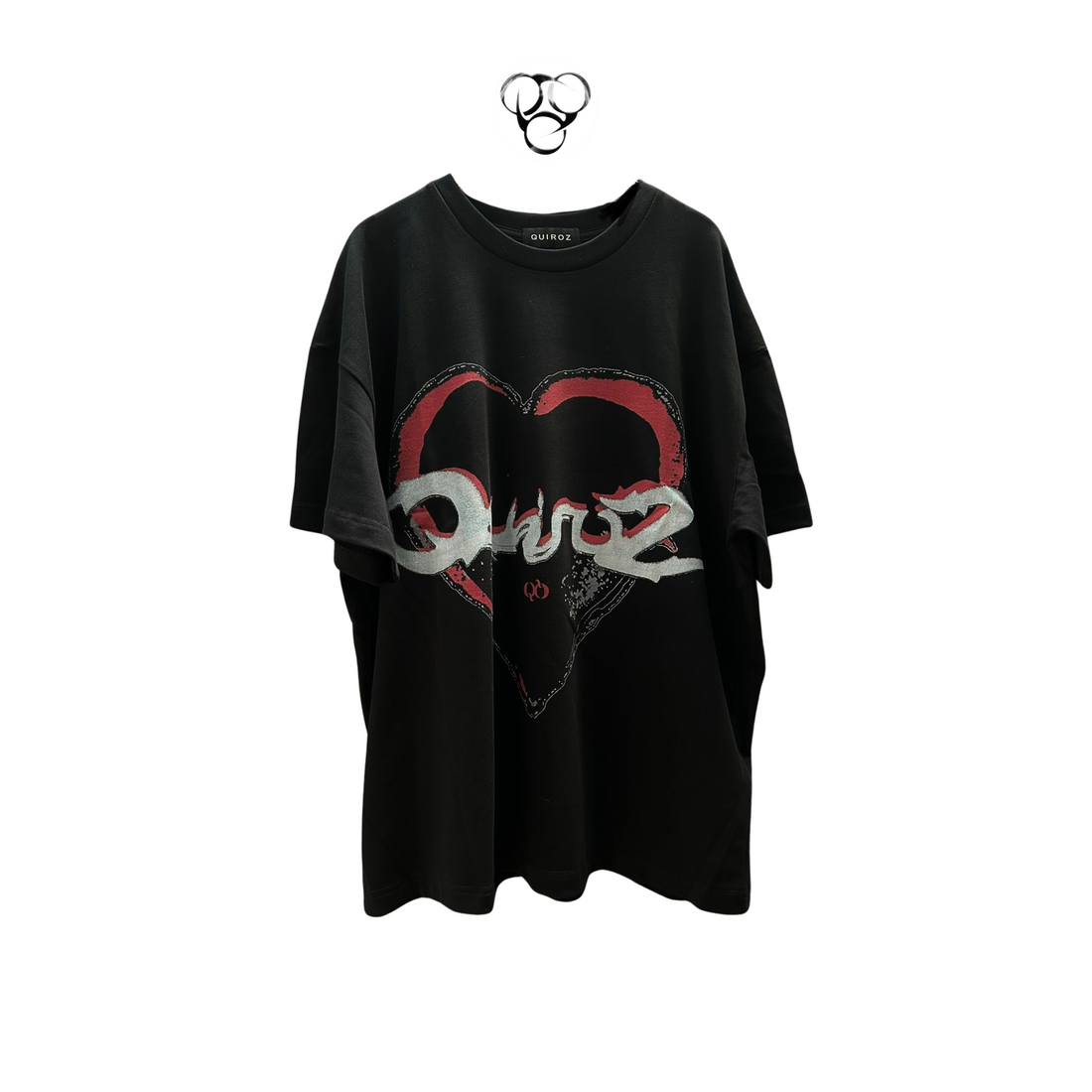 Quiroz 24SS Q-Luv heart Tee shirt Exclusive Style