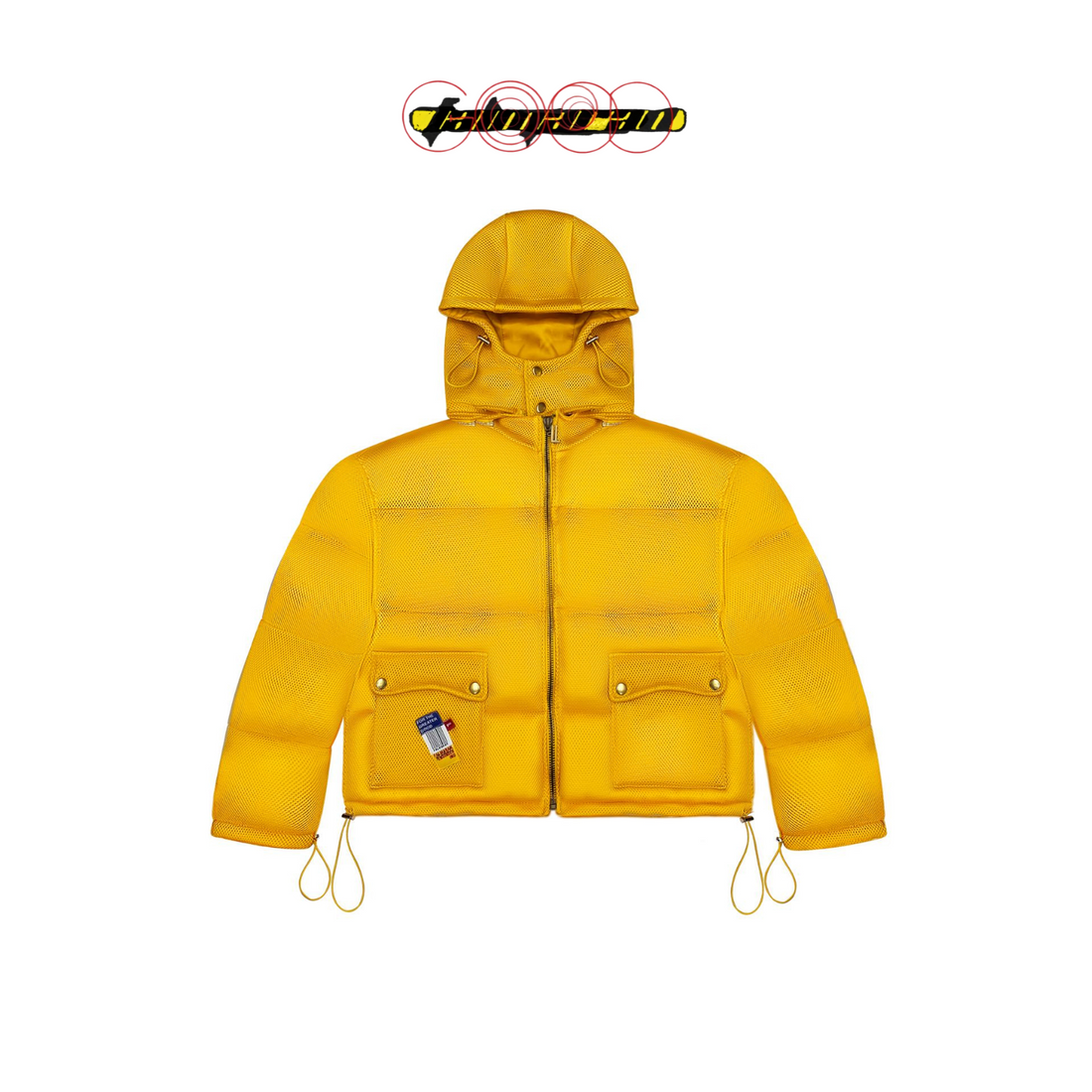 Falmaran Mesh Puffer Hellcat Yellow Down Jacket