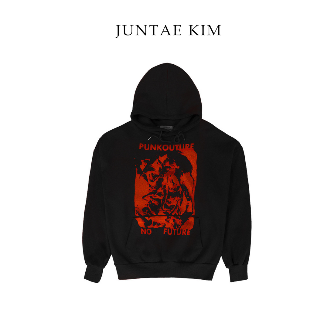 Juntae Kim AW24 PUNKOUTURE HOODIE - Black