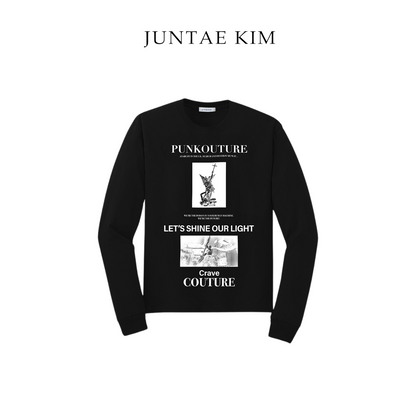 Juntae Kim AW24 “PUNKOUTURE” T-Shirts Black