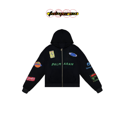 Falmaran WAFFLE COTTON HOODIE