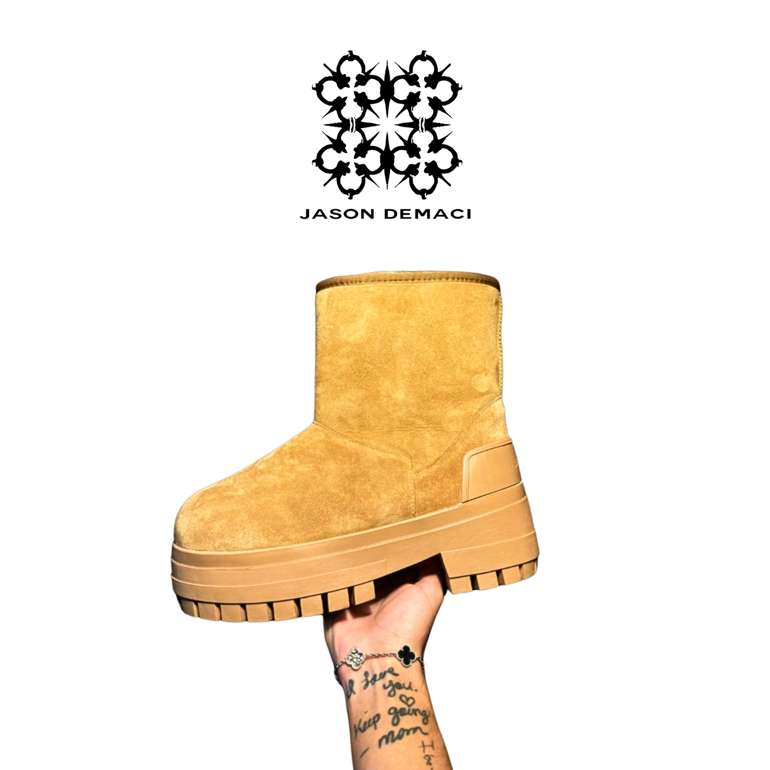 JASON DEMACI® FW24’ “XGG” BOOT IN CREME