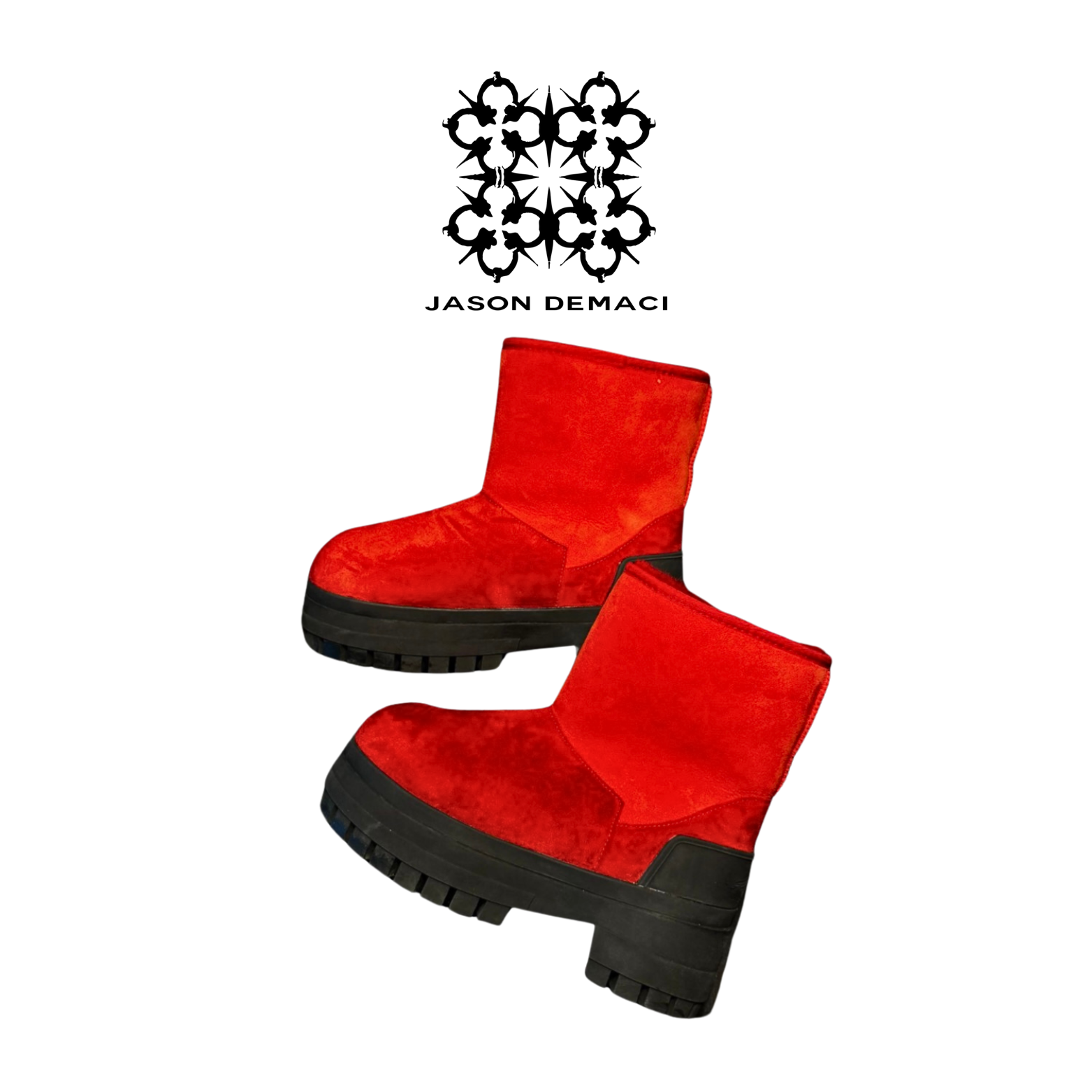 JASON DEMACI® FW24’ “XGG” BOOT IN RED