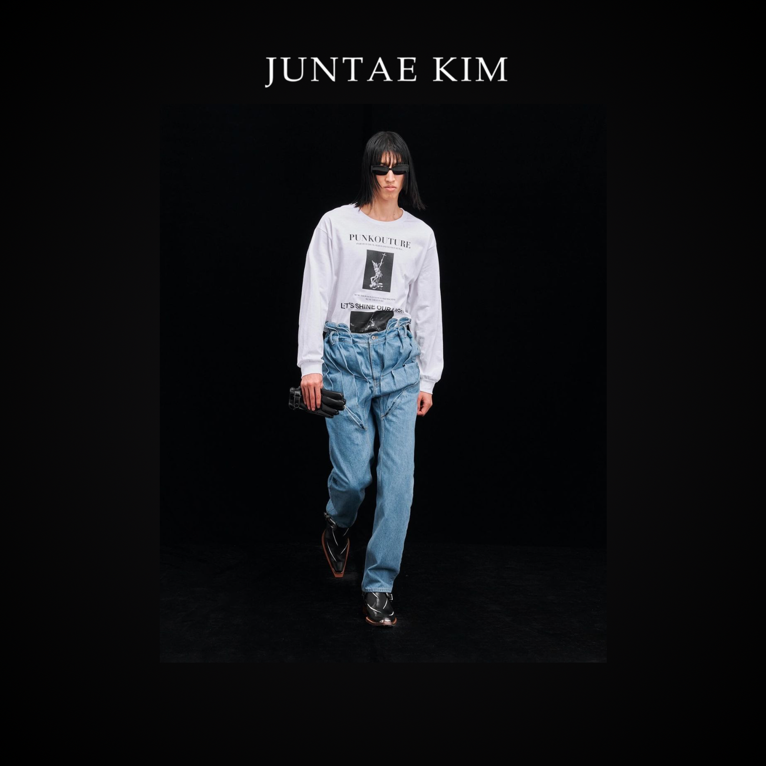 Juntae Kim AW24 “PUNKOUTURE” T-Shirts White