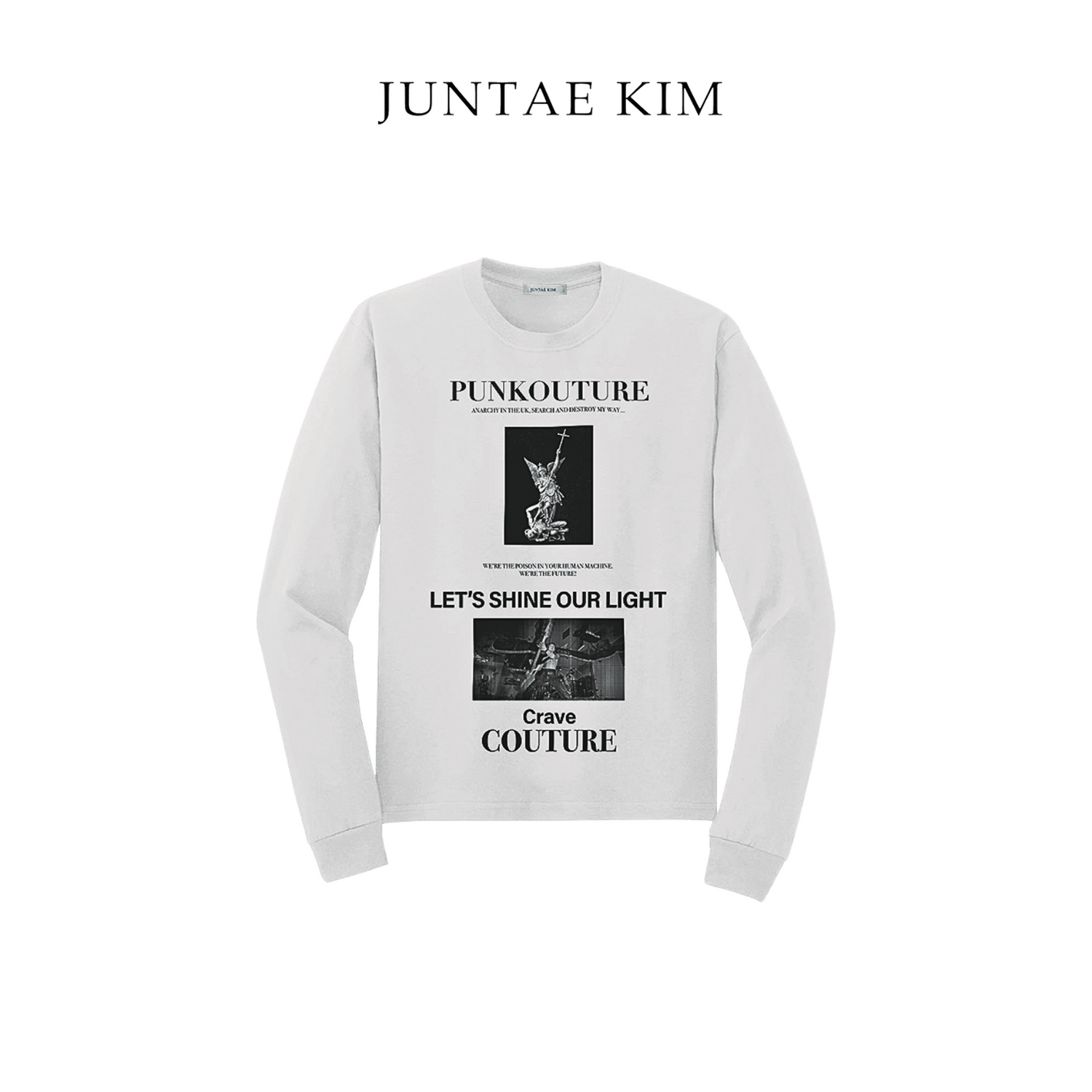 Juntae Kim AW24 “PUNKOUTURE” T-Shirts White