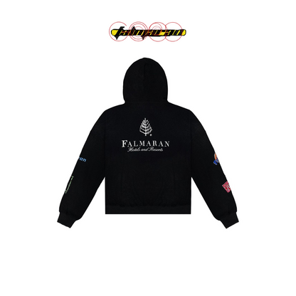 Falmaran WAFFLE COTTON HOODIE